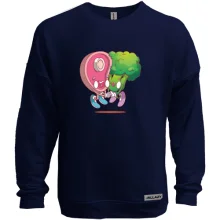 Свитшот без начеса Vegetables and meat are friends