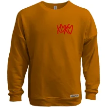 Світшот без начосу XO-XO із серцями (Вишивка)