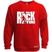 Свитшот без начеса "We will rock you"