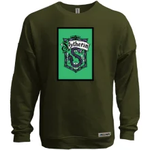 Світшот без начосу з гербом Slytherin (Harry Potter)