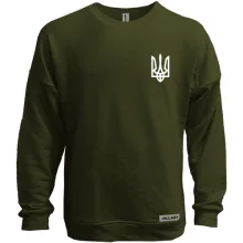 Світшот без начосу з міні гербом України на грудях (2)