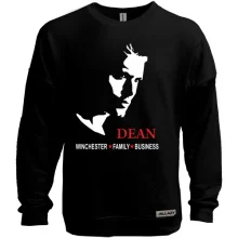 Світшот без начосу з принтом Dean Winchester