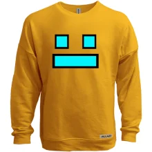 Свитшот без начеса «Geometry Dash Smile»