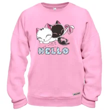 Свитшот hello cats
