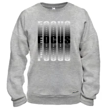 Світшот з написом "Focus"