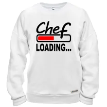 Свитшот с надписью "chef" шеф-повар