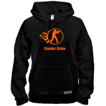 Толстовка Counter Strike со стилизованным огнем