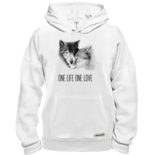 Толстовка с волками One Life One Love