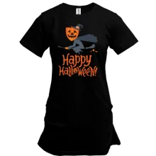 Туника Ведьма на метле - Happy Halloween