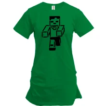 Туника с силуэтом персонажа Minecraft