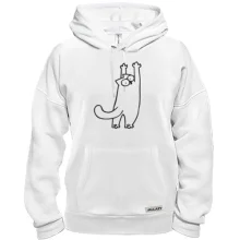 Толстовка Simon's cat царапается