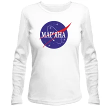 Жіночий лонгслів Мар'яна (NASA Style)