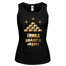 Жіноча майка з написом 