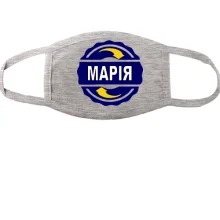 Тканинна маска для обличчя з ім'ям Марія в колі