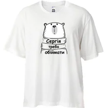 Футболка Oversize з написом 