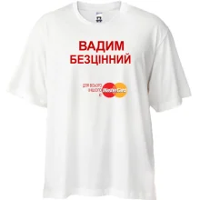 Футболка Oversize з написом 