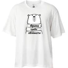 Футболка Oversize з написом 