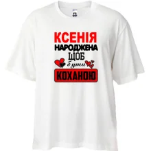 Футболка Oversize з написом 