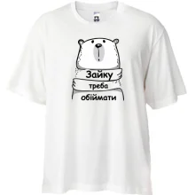 Футболка Oversize з написом 