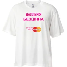 Футболка Oversize з написом 