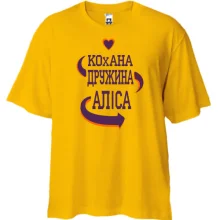 Футболка Oversize з написом 