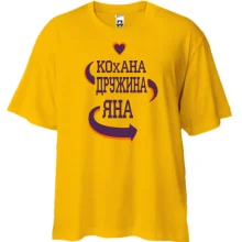 Футболка Oversize з написом 