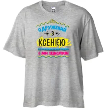 Футболка Oversize з написом 