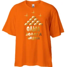 Футболка Oversize з написом 