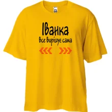Футболка Oversize з написом 