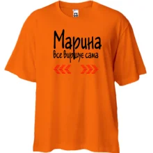 Футболка Oversize з написом 