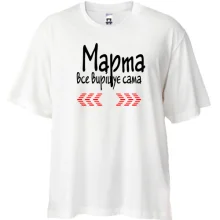 Футболка Oversize з написом 