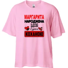 Футболка Oversize з написом 