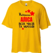 Футболка Oversize з написом 