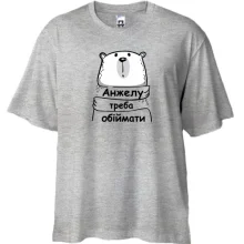Футболка Oversize з написом 
