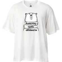Футболка Oversize з написом 