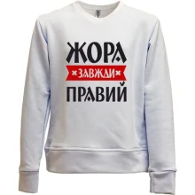 Дитячий світшот без начосу Жора завжди правий