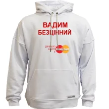 Худі без начосу з написом 