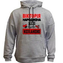 Худі без начосу з написом 