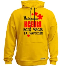 Худі без начосу з написом 