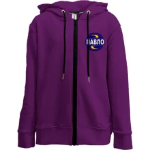 Дитяче худі на блискавці з ім'ям Павло в колі