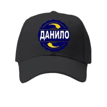 Дитяча кепка з ім'ям Данило в колі