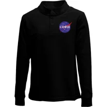 Дитячий лонгслів поло Софія (NASA Style)