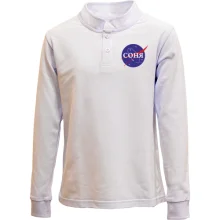 Дитячий лонгслів поло Соня (NASA Style)