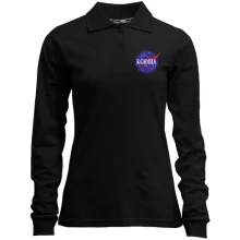 Жіночий лонгслів поло Ксюша (NASA Style)