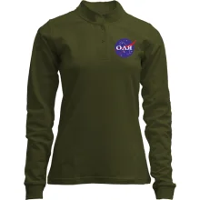 Лонгслів поло зі стійкою Оля (NASA Style)
