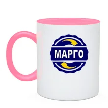 Чашка з ім'ям Марго в колі