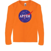 Дитячий лонгслів Артем (NASA Style)