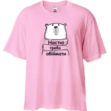 Футболка oversize з написом 