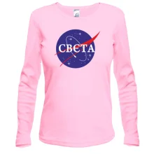 Жіночий лонгслів Свєта (NASA Style)