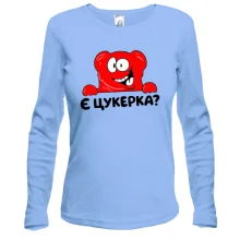 Жіночий лонгслів "Є цукерка?"